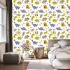 Dinosaurs dots hearts wallpaper for living room and bedroom 50x1000