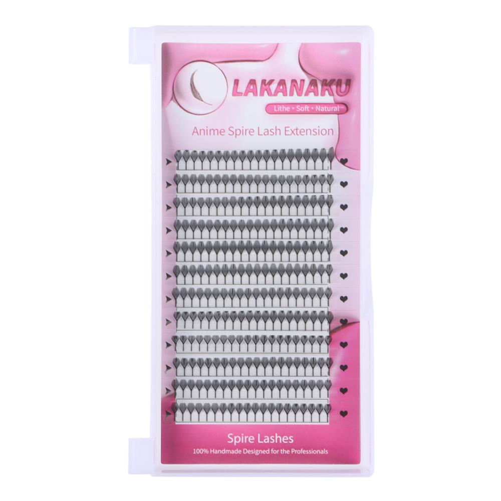 Single Cluster False Eyelashes Comic Spire Mink Lashes Extensions  Eye Makeup Tools