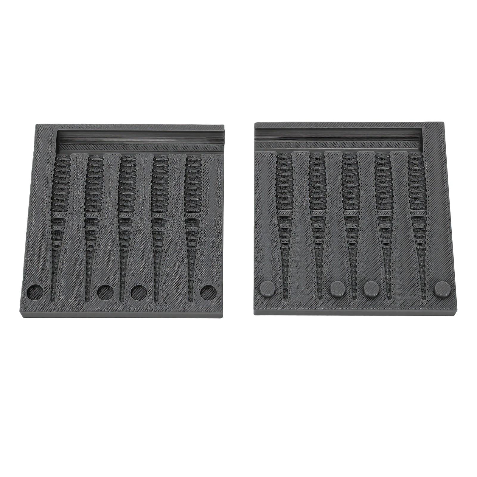 Kaisai Grey Soft Lure Mold Petg Sturdy Easy Bait Making Injection Mold For Anglers Fishing Lovers