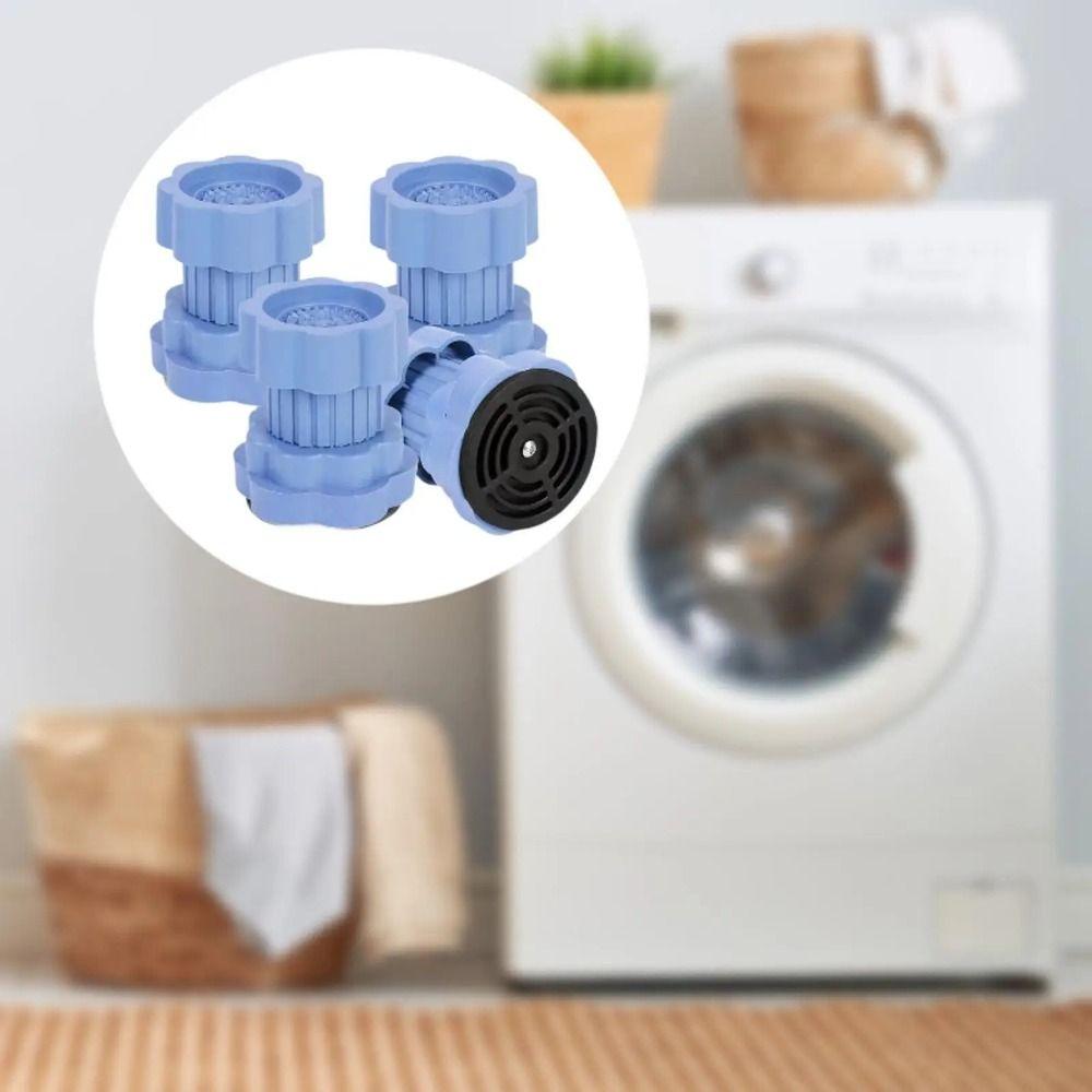 

Sturdy Construction Anti Vibration Pads Adjustable Washer Feet Pads for Chair Cabinets Sofa 4pcs синий
