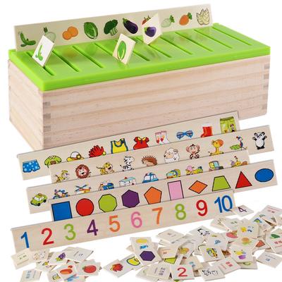 Mathematische Wissen Klassifizierung Kognitive Matching Kinder Montessori Früh Lernen Spielzeug Holz Box