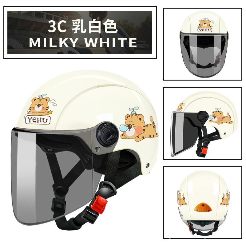 Electric battery car men and women summer sunscreen half helmet four seasons universal motorcycle helmet
