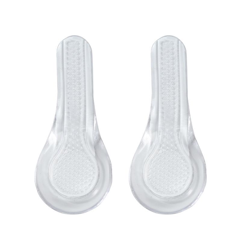 Гелевая подпяточник в форме соты U-образной формы - Амортизирующая, Нескользящая стелька для обуви Transparent S