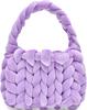 Xiaohongshu Velvet DIY Handmade Woven Crystal Yarn Handheld Messenger Bag