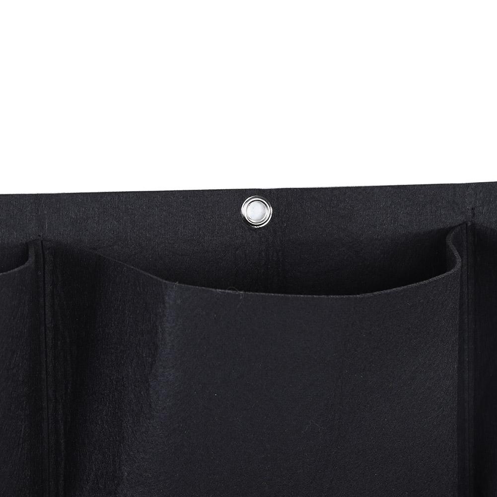 9 Pockets Degradable Vertical Hanging Wall Garden Plant Grow Bag Planter Container (Green)