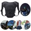 Bolsa de cintura para motocicleta, bolsa de peito para andar de moto, grande capacidade, ajustável para andar de bicicleta