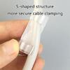 Self Adhesive Cable Organizers Wire Clamp Manager for Secure and Clean Wire Management Home or Work