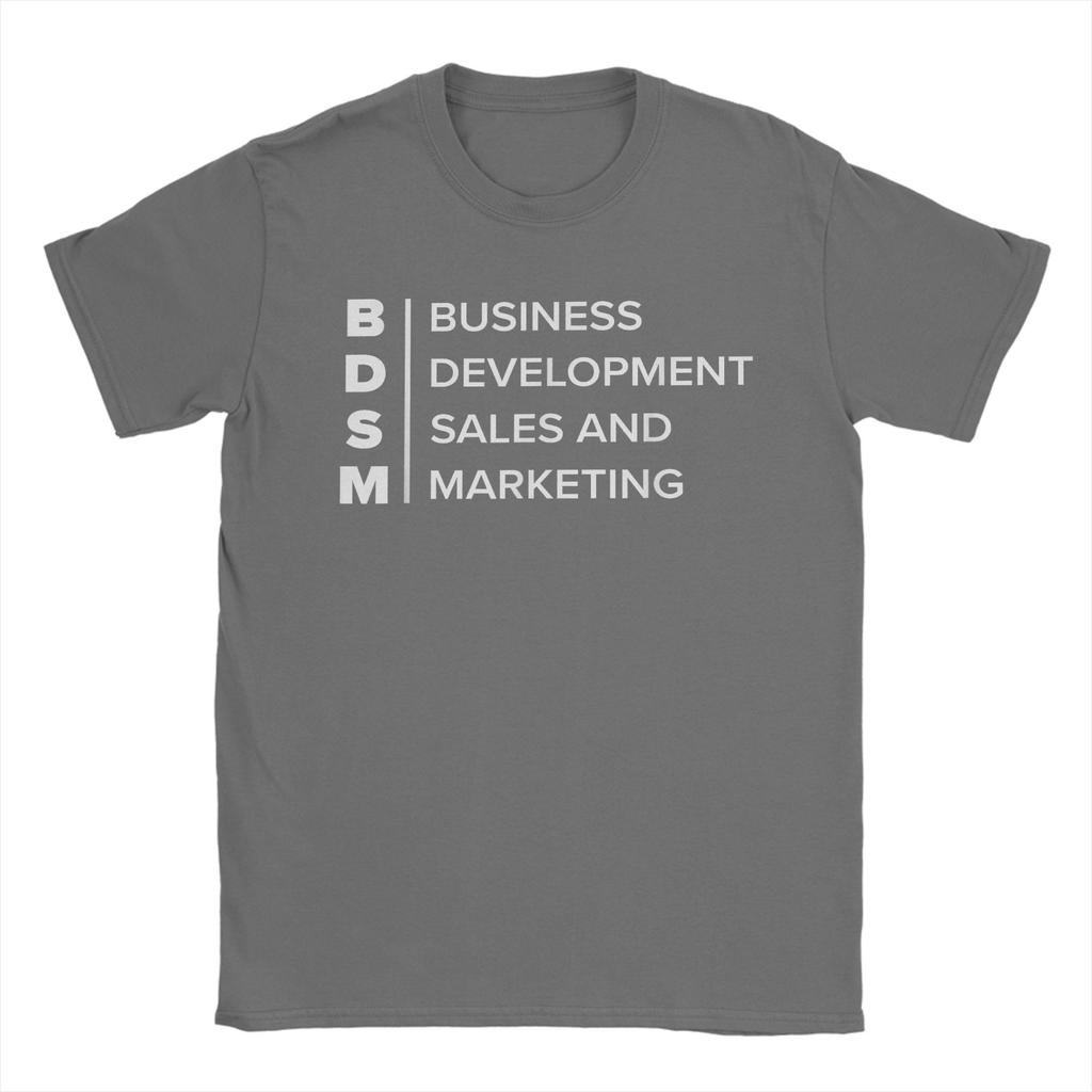 BDSM Business DevelopUnisext Sales and Marketing TShirt Unisex Crew Neck 100 Cotton T Shirt Short Sleeve Tee Shirt Summer Clothes