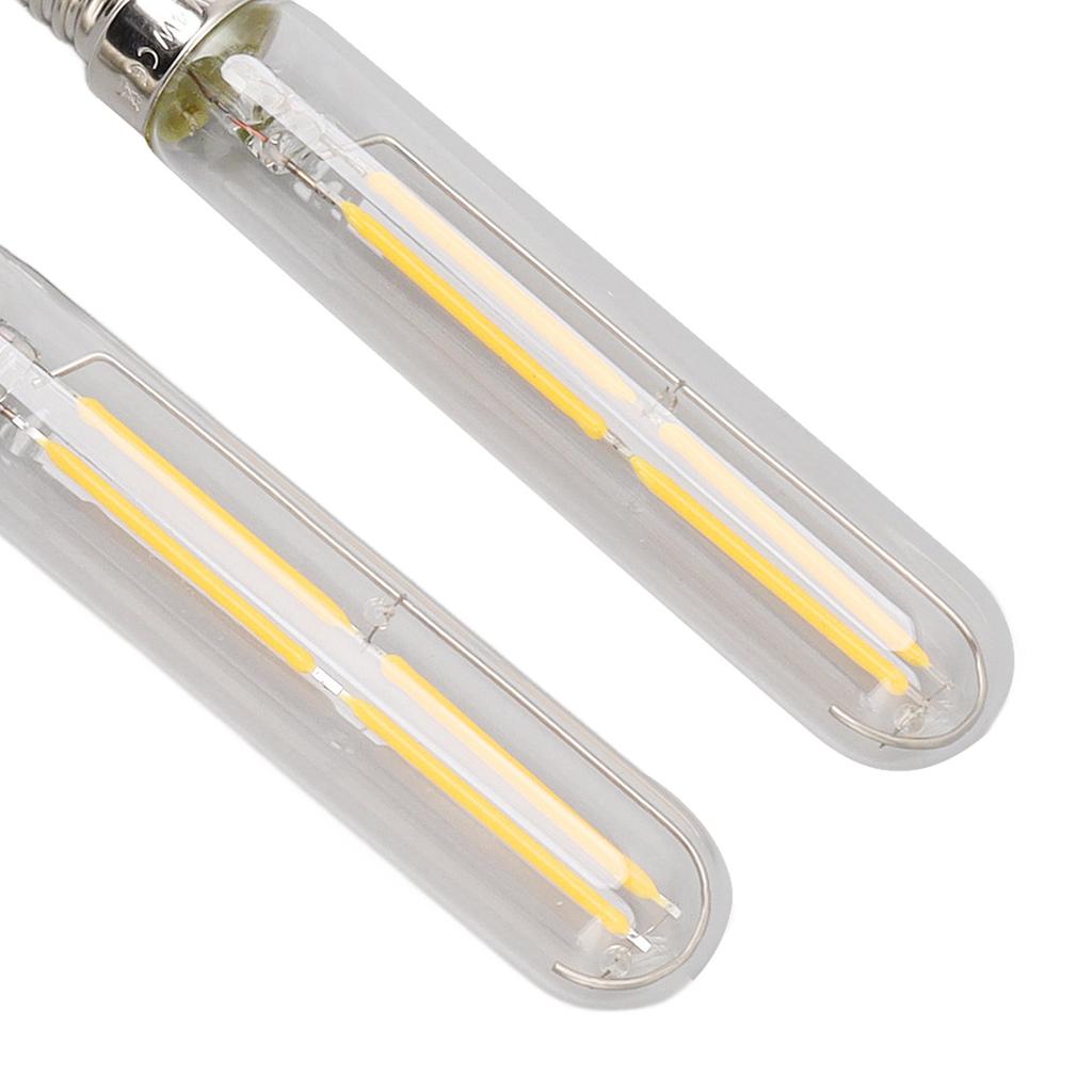 2Pcs LED Tube Bulb 4W E14 2300K Tubular Light Lamp Bulbs T20x120  for Lighting