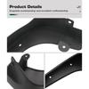 4PCS Car Mud Flaps Splash Guards Mudguards Car Mud Flaps Compatible with BMW 7 Series 2009 2010 2011 2012 2013 2014 2015