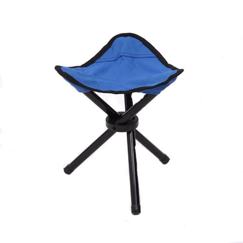 Remarks Japan Chair Folding Tripod Blue Compact Chair Lightweight Portable Outdoor Camping Climbing Fishing