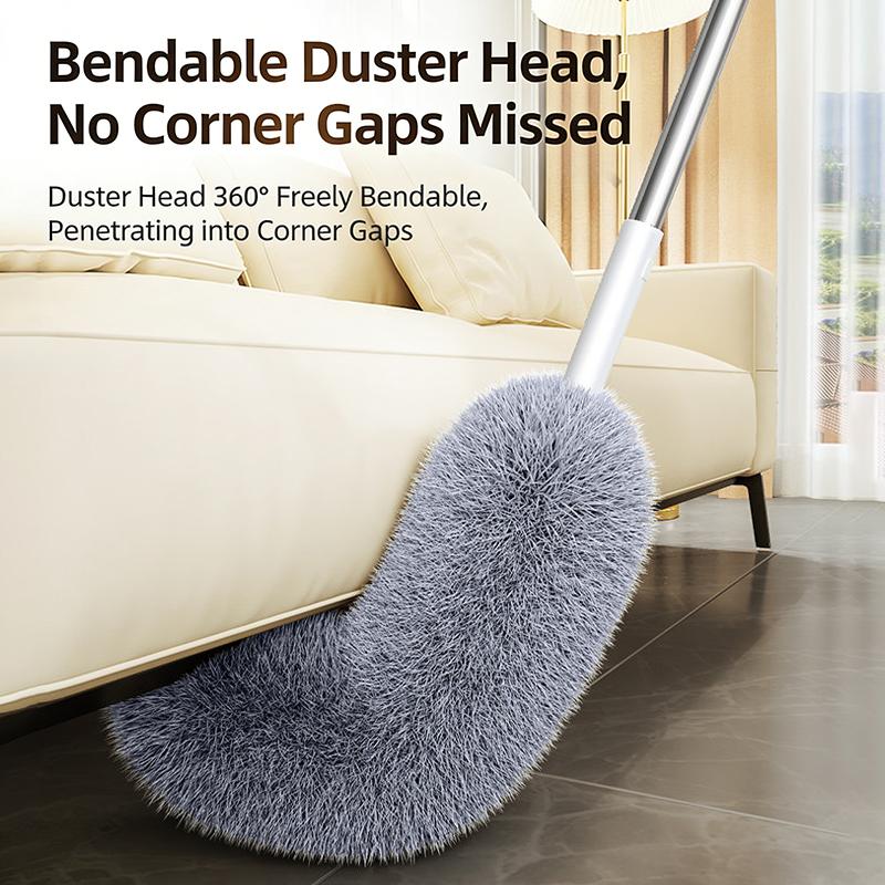 Microfiber Ceiling Fan Duster Extends Up To Long Handled Dust Locking Reusable And Cleaner Brush For Effortless Cleaning