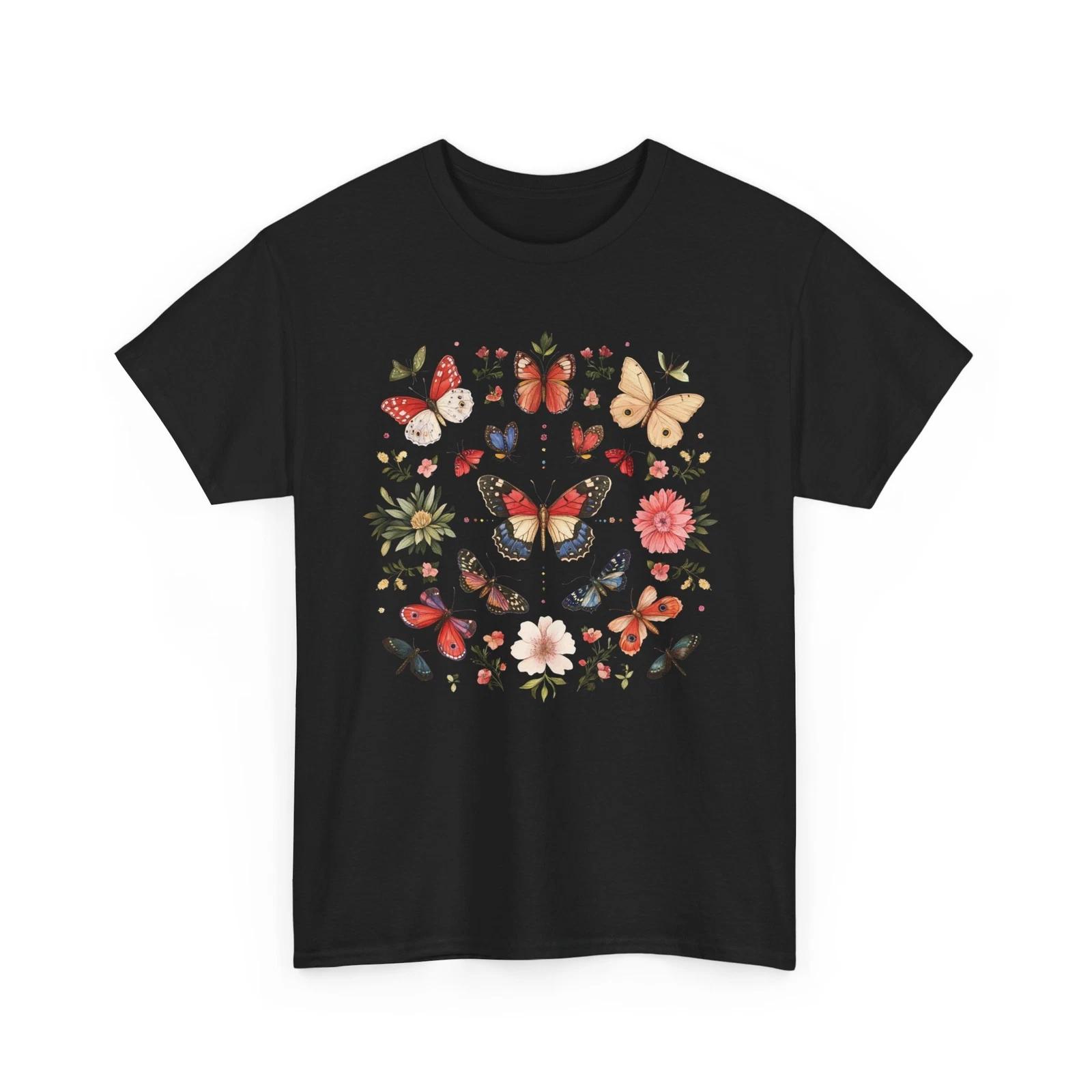 Butterfly T-Shirt for Women and Men | Trendy Cool Stylish Graphic Tee Print L