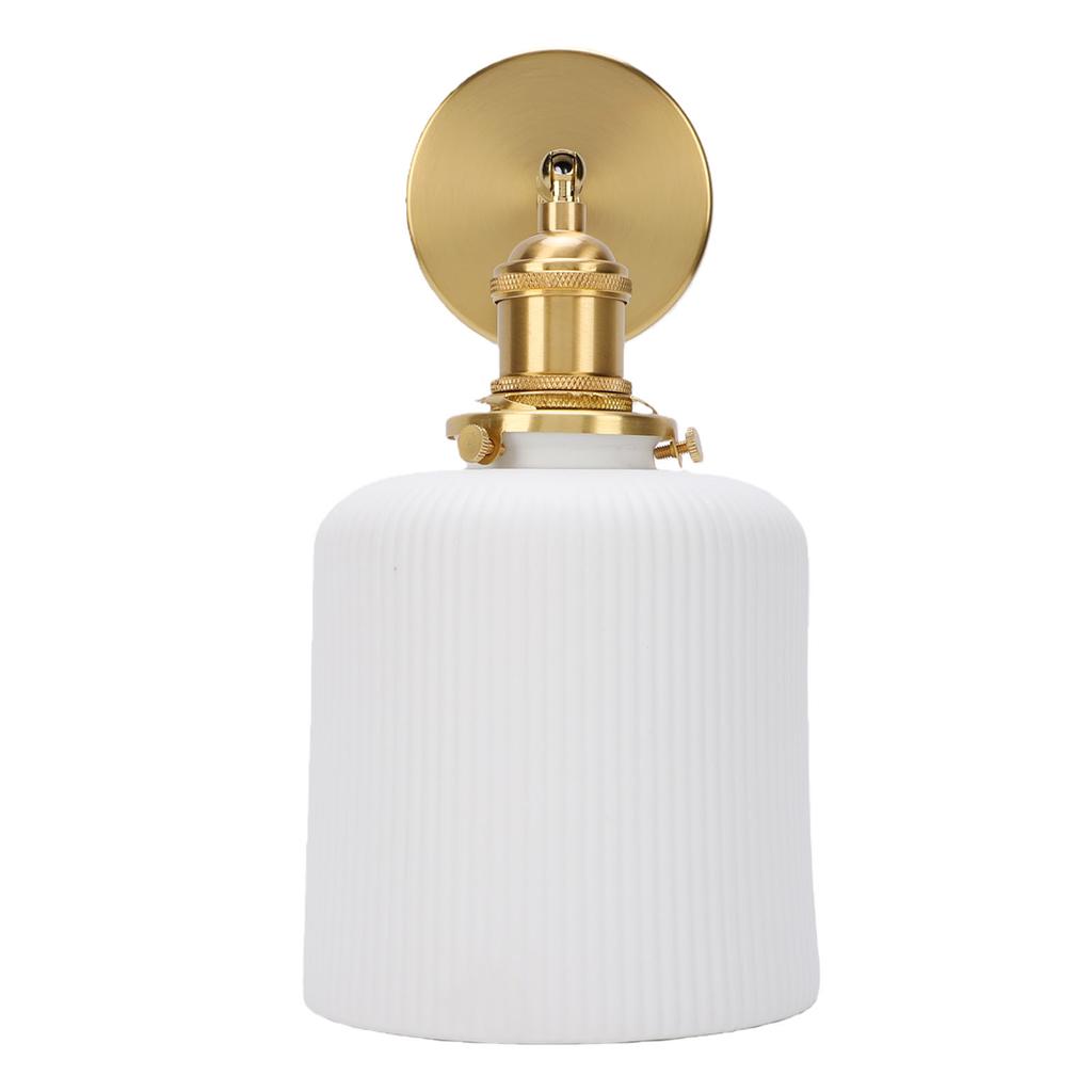 E27 LED Wall Lamp Sconce Pull Chain Switch Modern Wall Light Fixture for Bedroom Reading Indoor