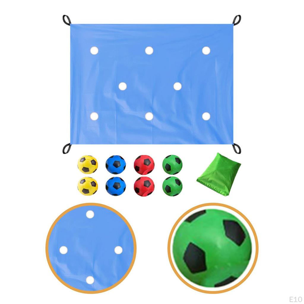 Hole Tarp Exercise Activities Coordination Interactive Outdoor with Ball Team Building Game for Park