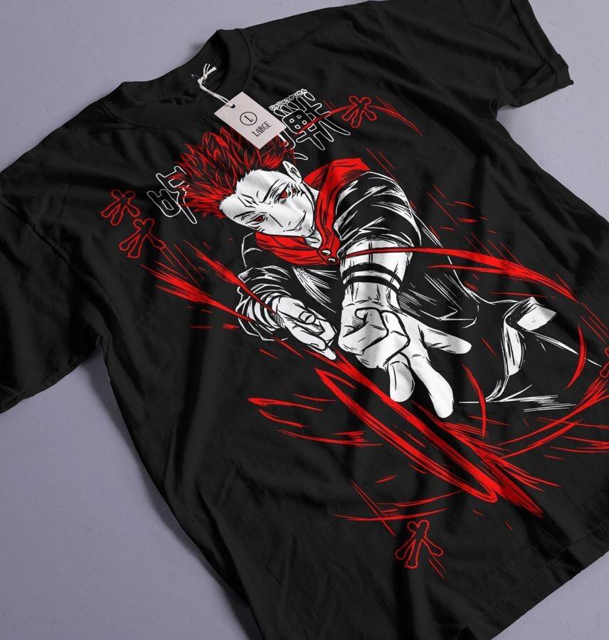 Футболка Рёмен Сукуна Jujustu Kaisen jujutsu kaisen Хоррор подарок Футболка Все размеры Унисекс Футболка XXXXL