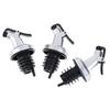 3Pcs Stainless Steel Wine Bottle Stopper Liquor Bottle Pourer Stopper Dispenser