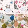 PATIKIL Acrylic Stamp Blocks with Grid Set of 2 Clear Stamp Perfect Rectangle Decorative Mounting Blocks for DIY Card Making Lines, Blocks,