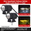 LED Spotlight Headlights Mini 5W LED Spot Light For Motorcycle Bike Accessories 12 80V Waterproof High Brightness Fog Lights