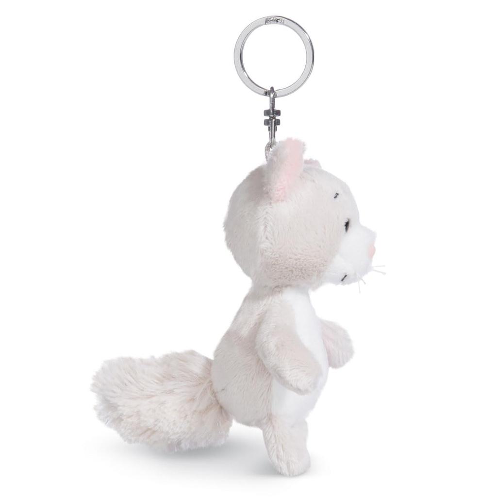 NICI Love Cat Fluffy Key Ring 10cm