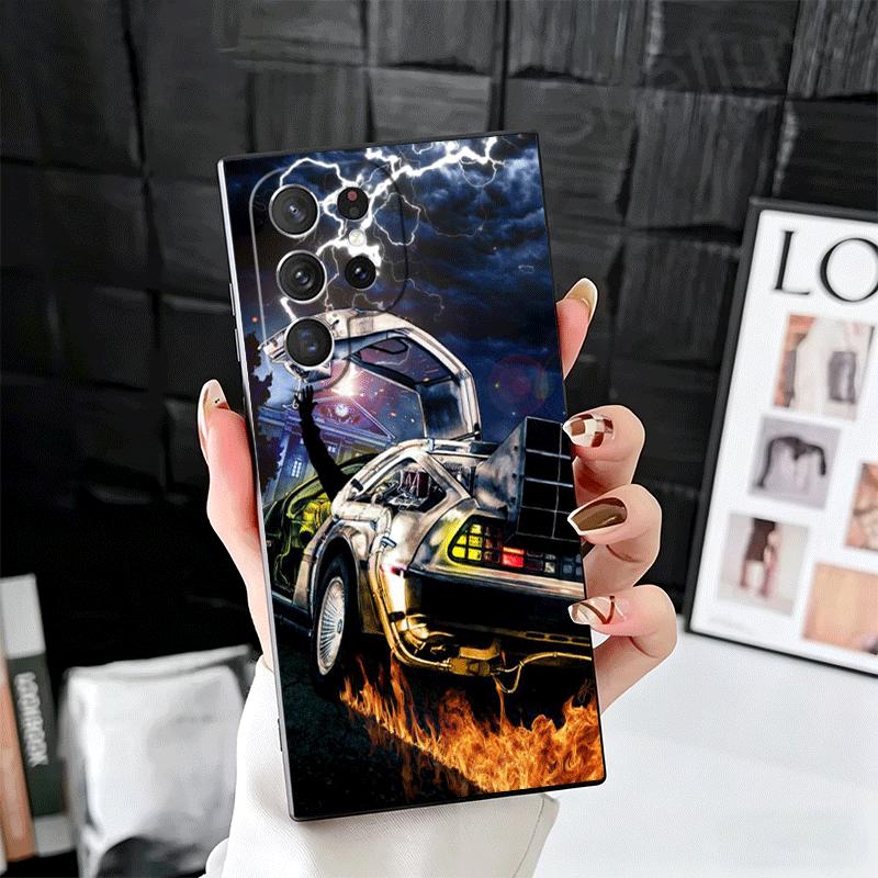 Back To The Future Soft Phone Case for Samsung Galaxy S26 S25 Edge S24 Ultra S23 Plus S22 S21 FE S20 Black Cover Back Shell
