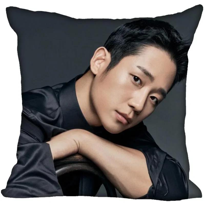 Jung Hae In Pillow Cover Bedroom Home Office Decorative Pillowcase Square Zipper Pillow Cases Satin Soft No Fade 0209