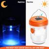 Solar Powered Wasp Trap Yellow Jacket Trap With UV LED Light Hanging Outdoor Reusable Insect Catcher For Hornets Flies