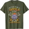 Wolf of Viking Graphic Tee Unisex Cotton Breathable Short Sleeve Casual Summer TShirt