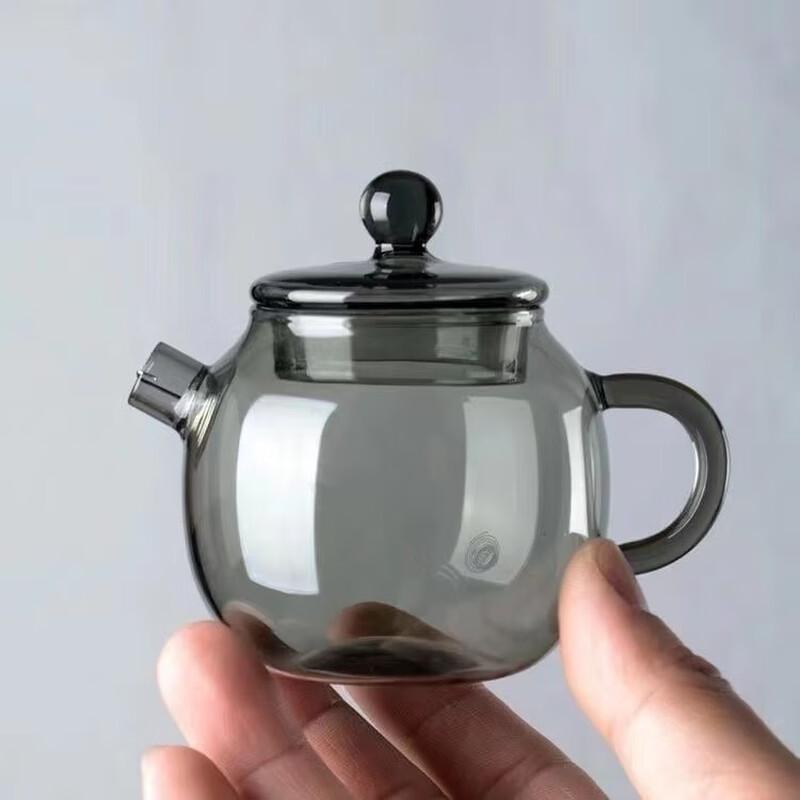 Baiduoyang Light Luxury Pearl High Borosilicate Glass Teapot