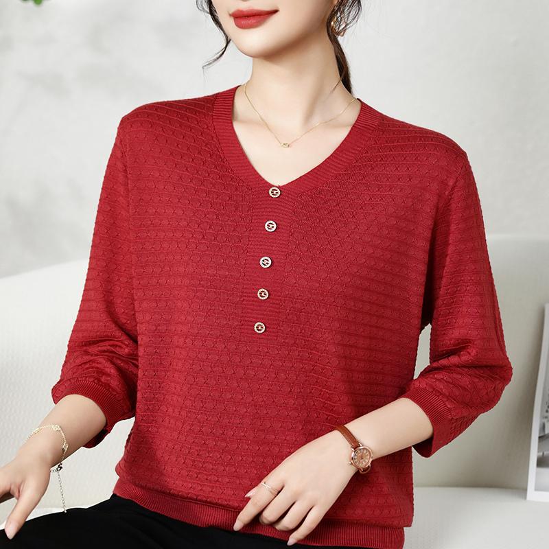 Qinghe Cashmere Women's 30% Cashmere Sweater - Soft & Warm Wool Blend Pullover