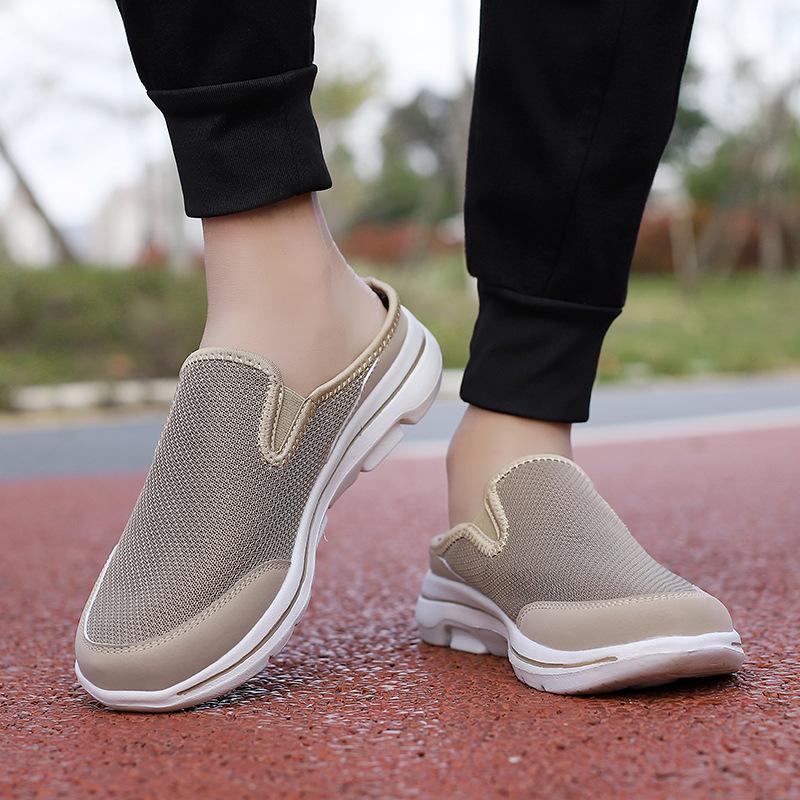 Summer mesh shoes breathable sandals mesh shoes soft sole breathable mesh shoes lazy net shoes