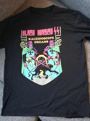 Black Magick SS Kaleidoscope Dreams Cotton Black S-5XL Unisex Shirt Unisex T-Shirt