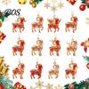 Winter Holiday Ornament 2D Sheep Hanging Ornament, Decorative Acrylic Pendant, Cute Durable Pendant New Year Decoration for Christmas Tree,