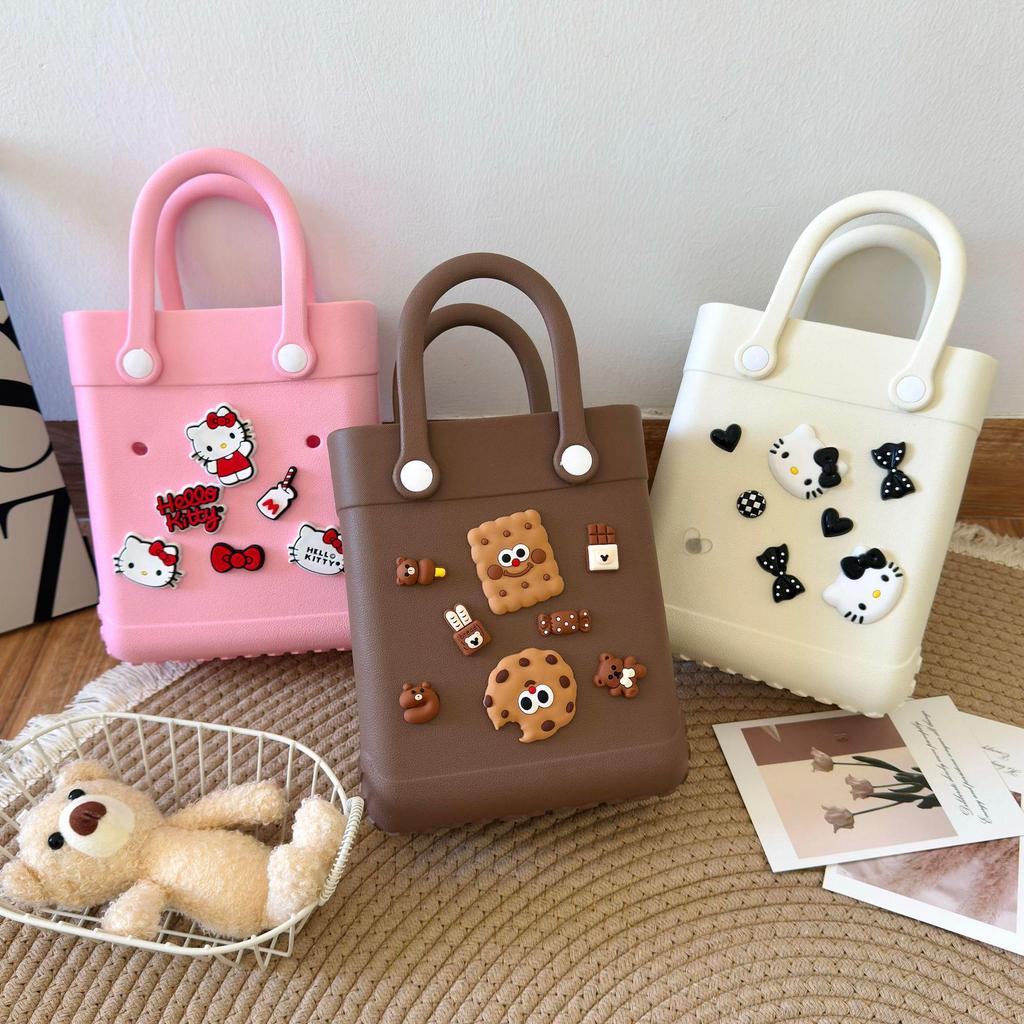 EVA Cartoon Waterproof Hole Bag: Summer DIY Mini Handbag