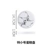 Imitation Marble Ceramics Cake Tray Glass Cover Cake Dessert Display Stand Fondant Cake Decorating Tools