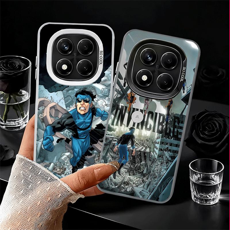 I-Invincible Anime Soft Phone Case for Xiaomi Redmi Note 13 14 15 Pro Plus 12S 12 11S 11 11T 10S 10 Shockproof Cover Back Shell