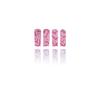 24 Pcs Long Coffin Press On Nail Heart Artificial Nail Valentines Day False Nail Festival Stick On Nail for Holiday