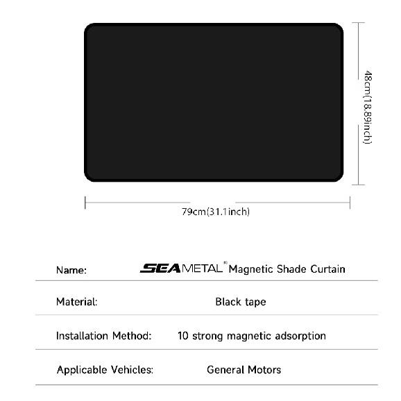 Автомобильный козырек от солнца на боковое окно — фото 12