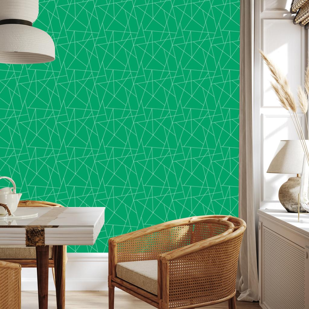 Geometric sea pattern wallpaper, clear detail 50x1000