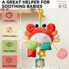 Baby Car Seat Toy, Baby Toys 0-6 Months Newborn Toys,Infant Sensory Toy with Rattles & Mirror,Stroller Toys Hanging Toys