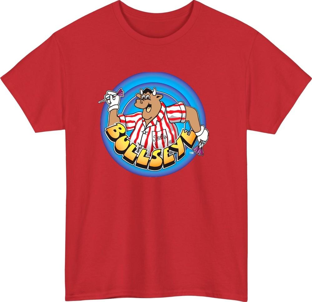 Bull TShirt Funny Dart Retro Cartoon Tv Show Dartboard Humor Tee Gift S