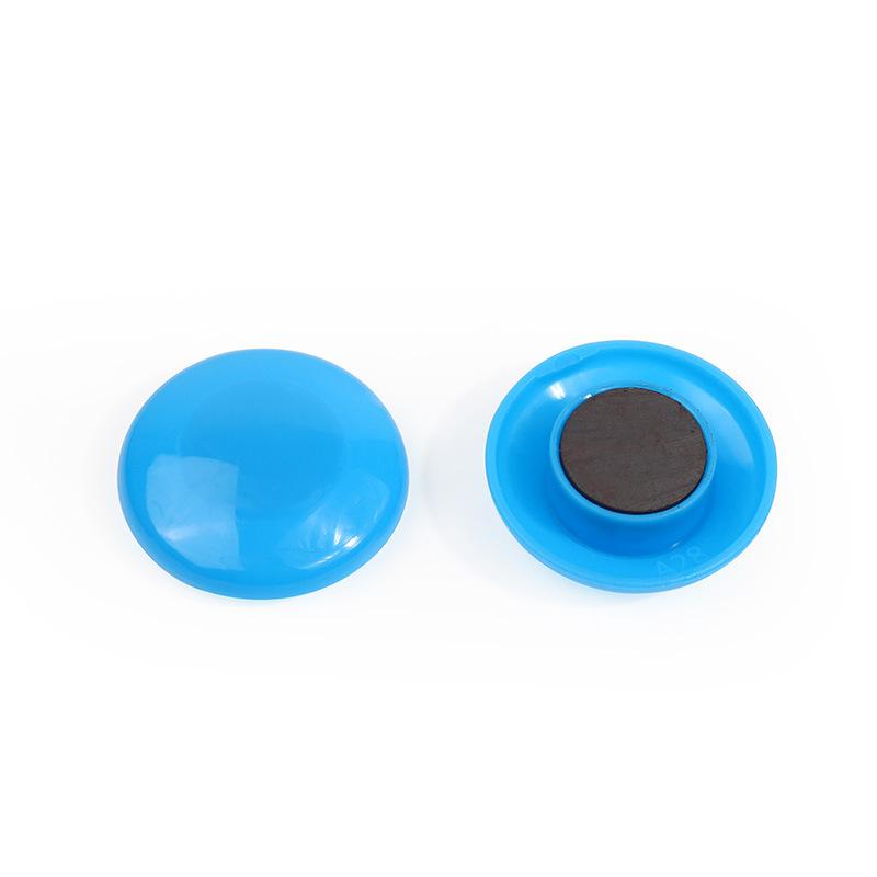 Mm Colored Round Plastic Magnetic Magnet For Fridge Whiteboard Blackboard