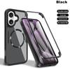 Anti-scratch Touch Screen Case 360 Protector Film Case for iPhone 16 15 14 13 12 11 Pro Max Plus TPU Ultra Thin Magnetic Magsafe