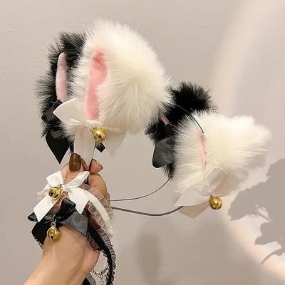 1Pc Cat Ear Sexy Headband Cute Bell Collar Fun Set