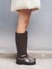 Blanc Sur Blanc Noah Long Boots Brown