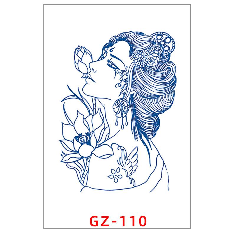 Upgraded Juice Tattoo Stickers, Long-lasting Waterproof Simulation Tattoos, Sweat-proof Line Tattoo Stickers for Both Men Women