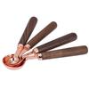 4PCS Set Stainless Steel Measuring Spoon Set Rose Gold Kitchen Baking Tool  For Kitchen Baking