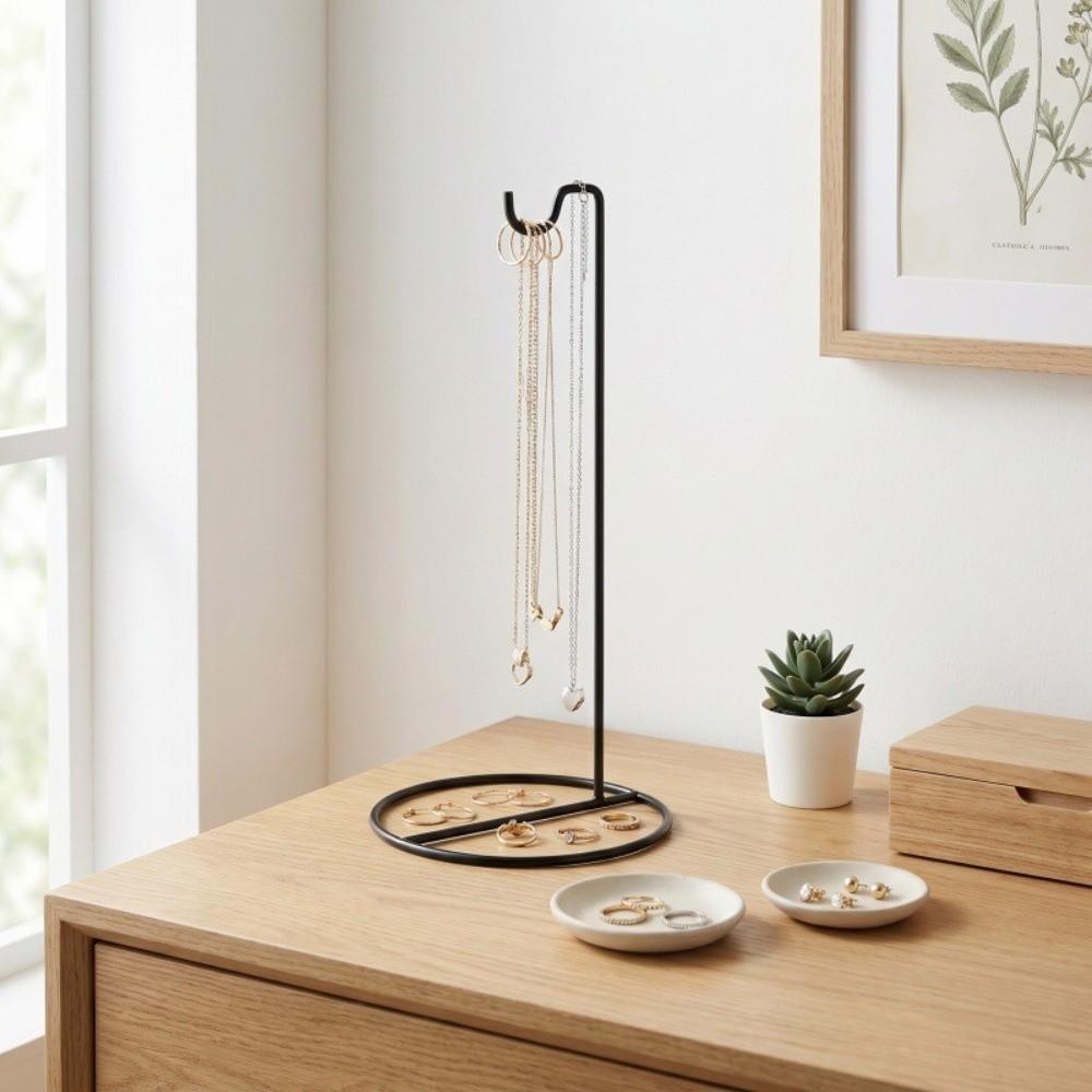 Multi-purpose Necklace Holder Metal Handbag Storage Stand Simple Key Holder Stand  Retail Shop