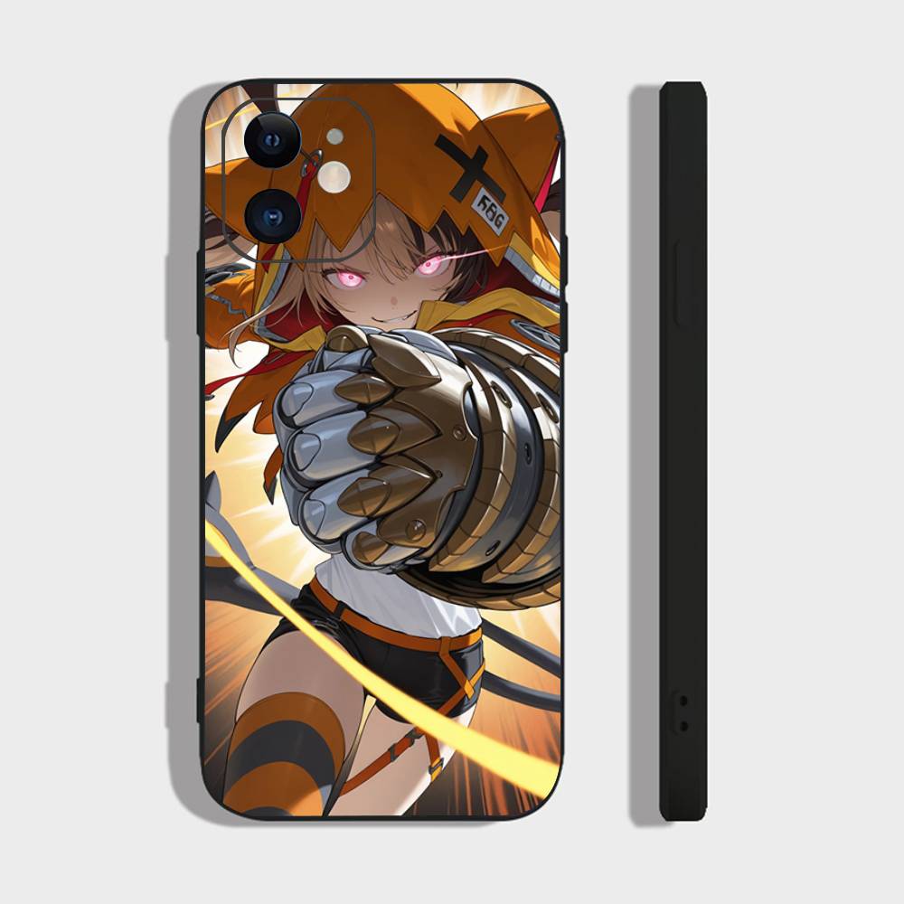 Gigi Murin Anime H-hololive Phone Case For IPhone 17 Air 16 15 14 13 Pro Max 11 12 Black Silicone Cover
