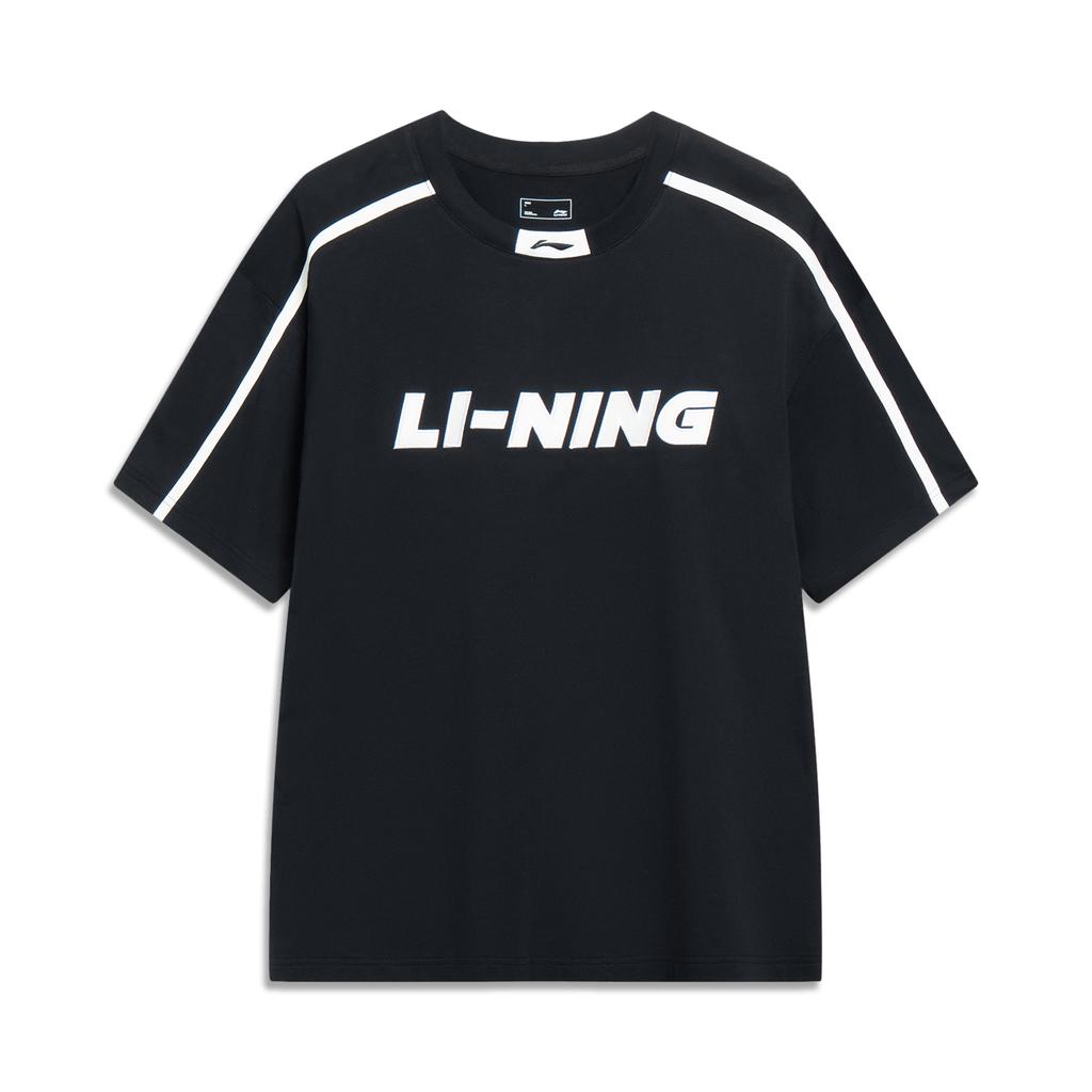 Li Ning Sports Life Collection T Shirt Unisex Black AHSUD29-2